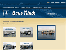 Tablet Screenshot of hans-rinck.com